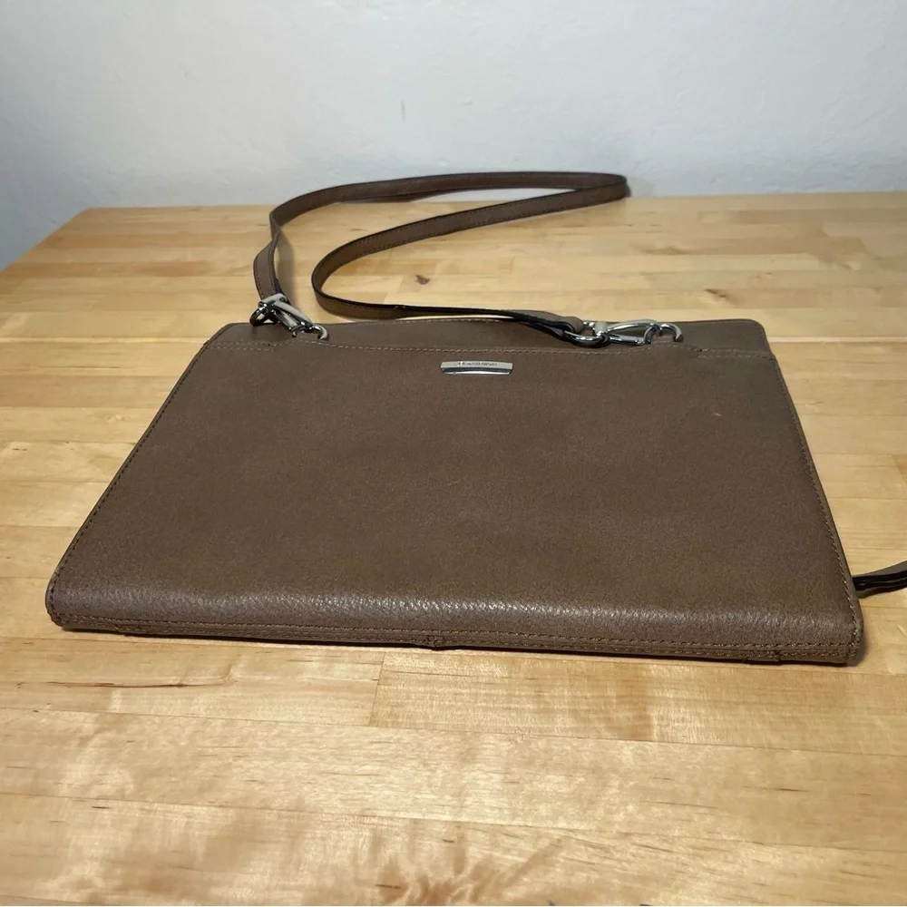 B. Makowsky iPad Leather Folder with straps